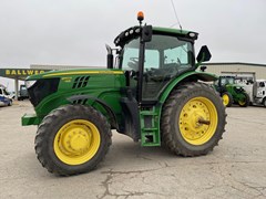 Tractor - Row Crop For Sale 2014 John Deere 6140R , 140 HP