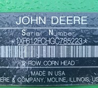 2017 John Deere 612FC Thumbnail 16