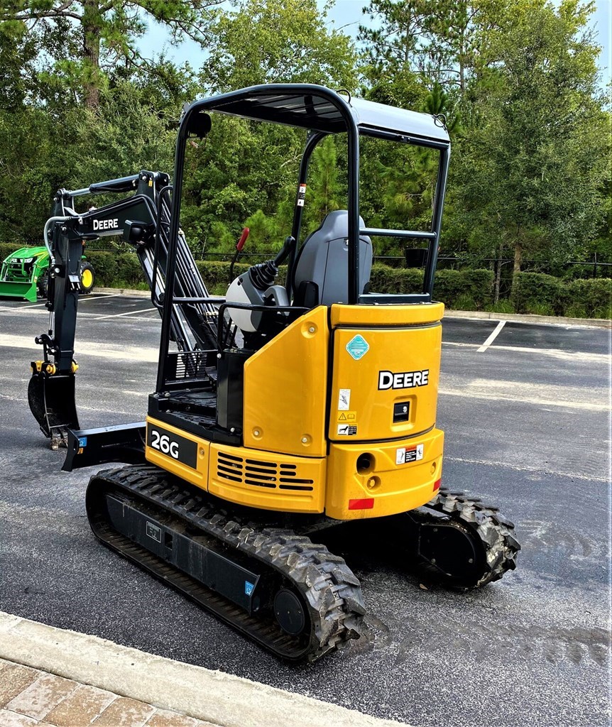 2023 John Deere 26G Mini Excavator For Sale in St Augustine Florida