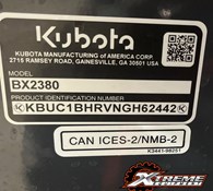 2022 Kubota BX80 Series BX2380TV-1 Thumbnail 6