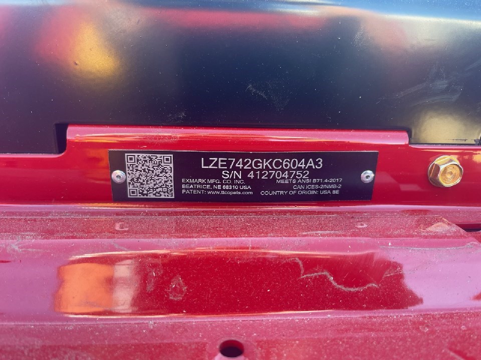 2022 Exmark LZE742GKC604A3 Zero Turn Mower For Sale in Silvis Illinois
