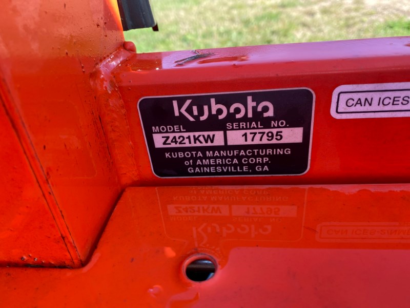 Kubota Z42154 Zero Turn Mower For Sale in Preston Iowa