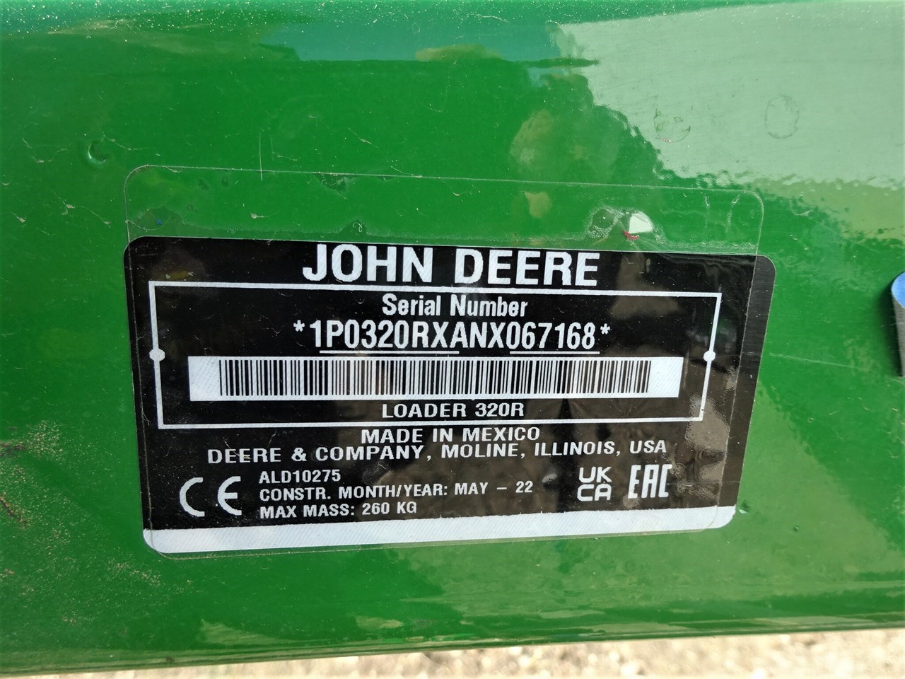 2022 John Deere 320R Image 11