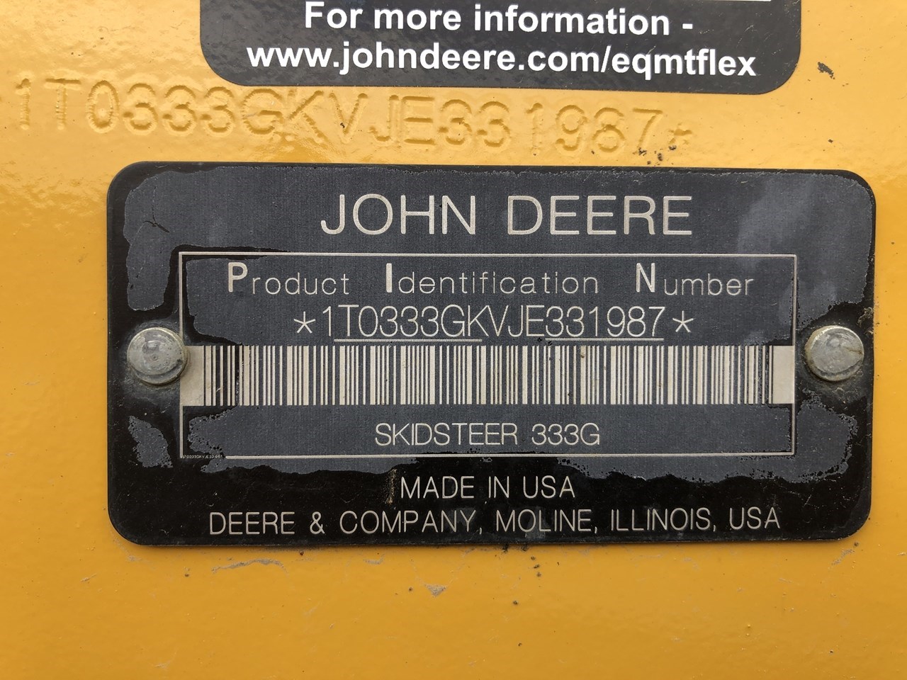 2018 John Deere 333G Image 14