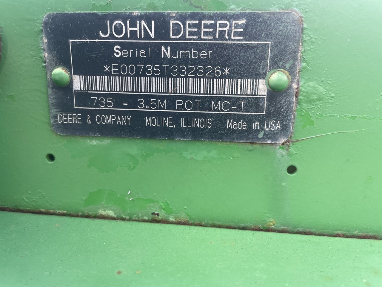 2006 John Deere 735 Mower Conditioner For Sale