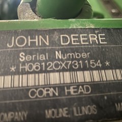 2009 John Deere 612C Combine Header-Corn For Sale