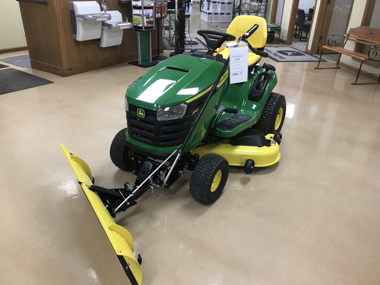2021 John Deere S140 Riding Mower For Sale in Virden Illinois