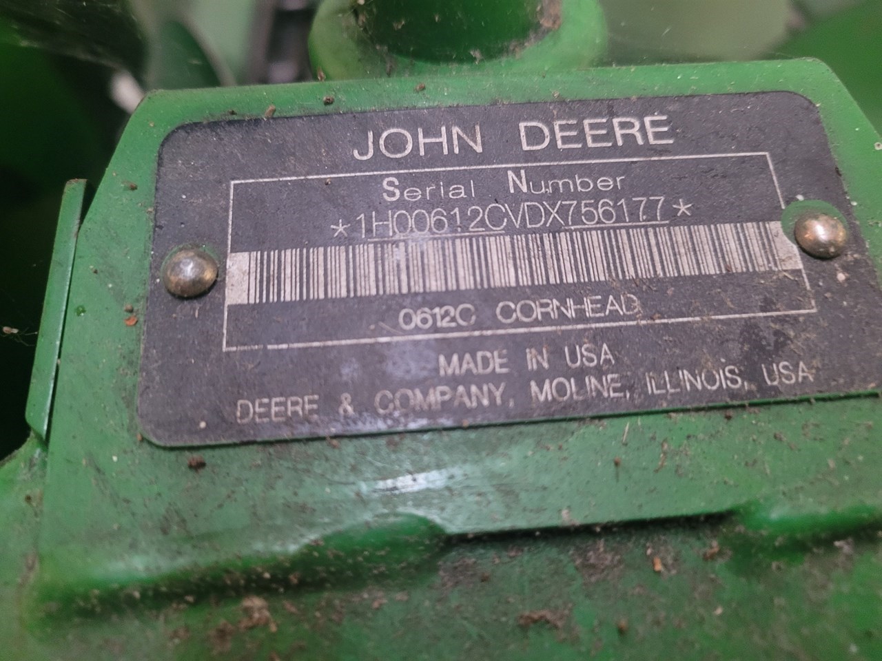 2013 John Deere 612C Combine Header-Corn For Sale
