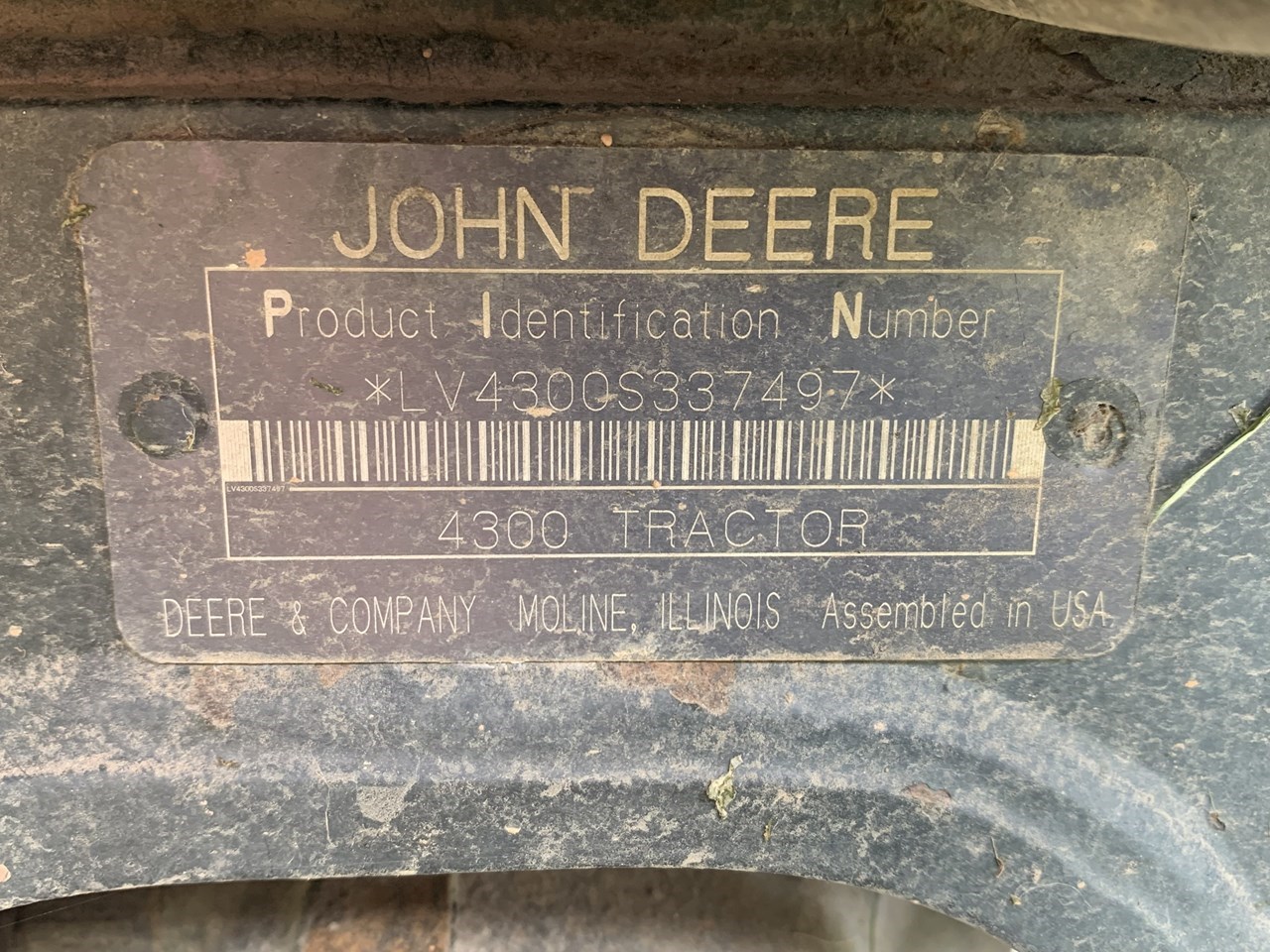 2000 John Deere 4300 Tractor - Compact Utility For Sale