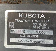 2019 Kubota M5-111 Thumbnail 4