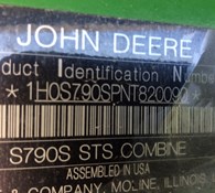 2022 John Deere S790 Thumbnail 12