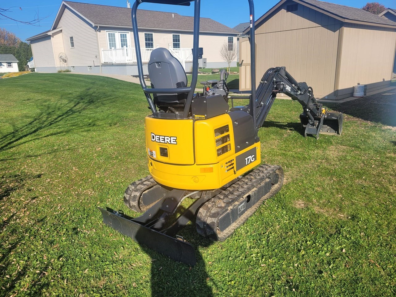 2019 John Deere 17G Excavator-Mini For Sale