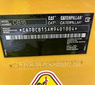 2022 Caterpillar CB15 CW VV Thumbnail 5