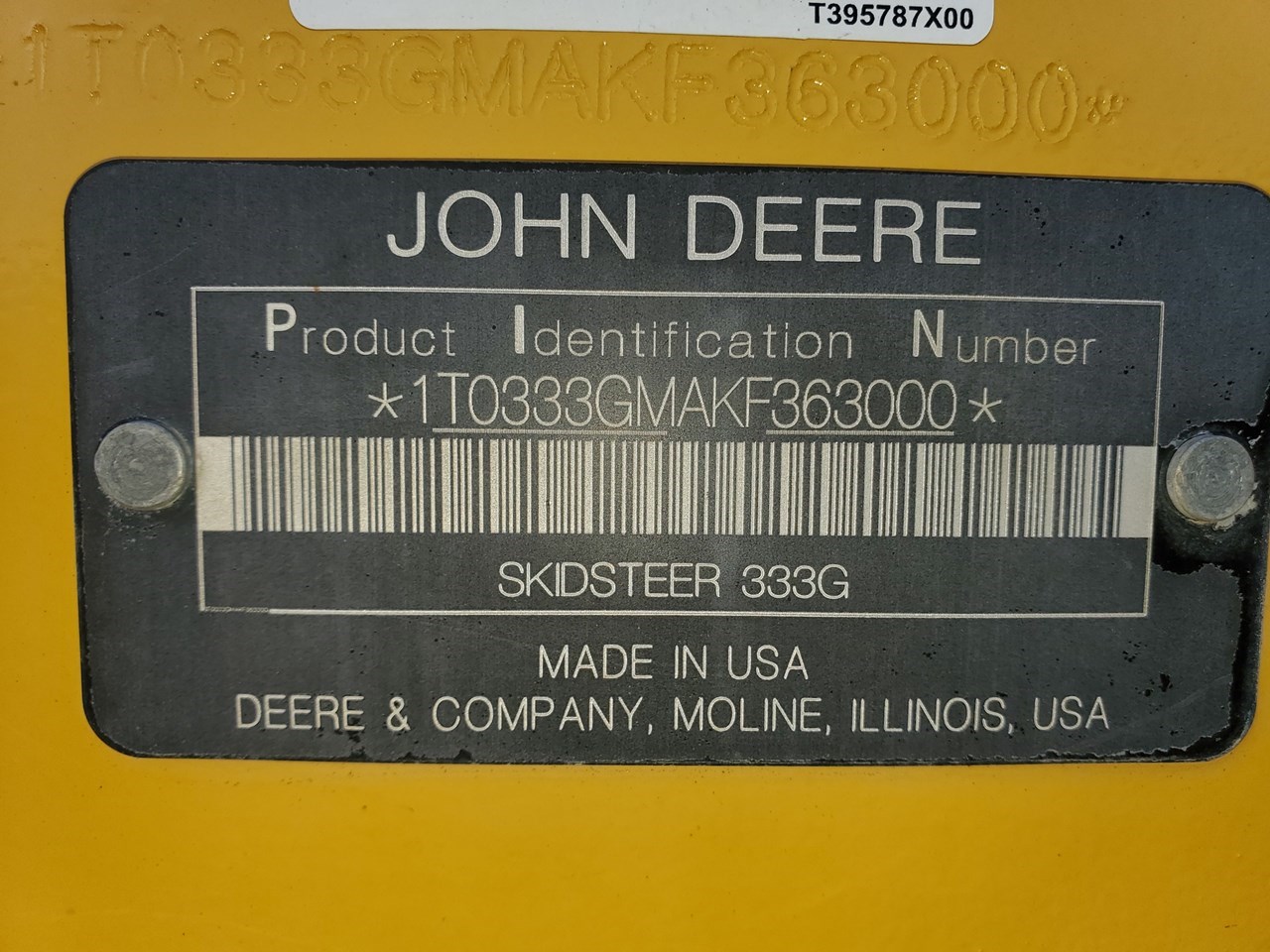 2019 John Deere 333G Skid Steer-Track For Sale