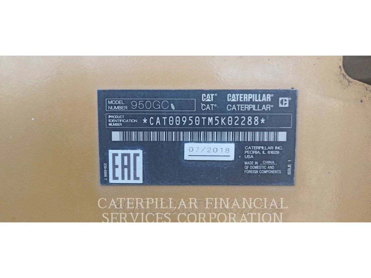 2018 Caterpillar 950GC Image 6