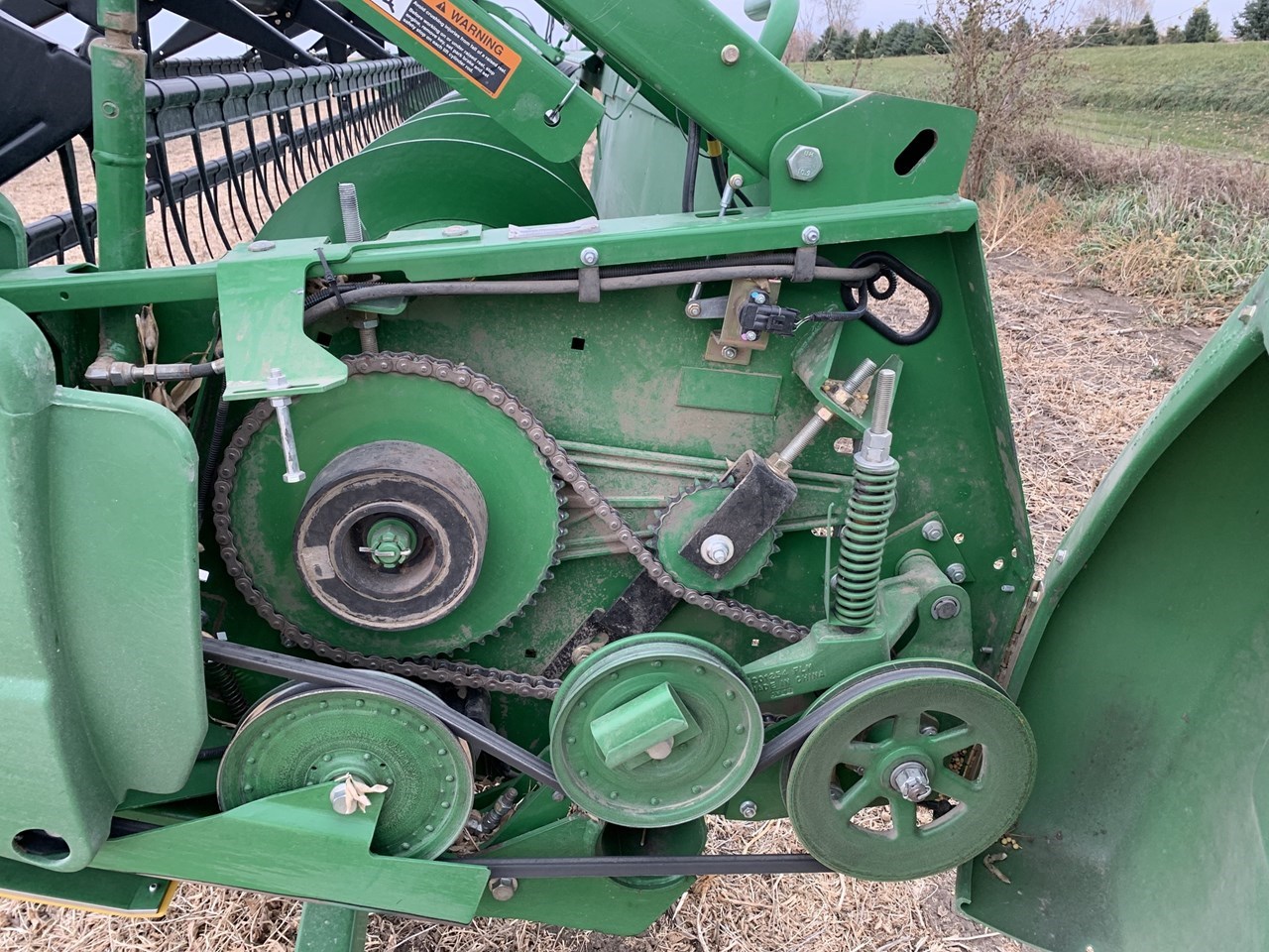 2014 John Deere 625F HeaderAuger/Flex For Sale in Massena Iowa
