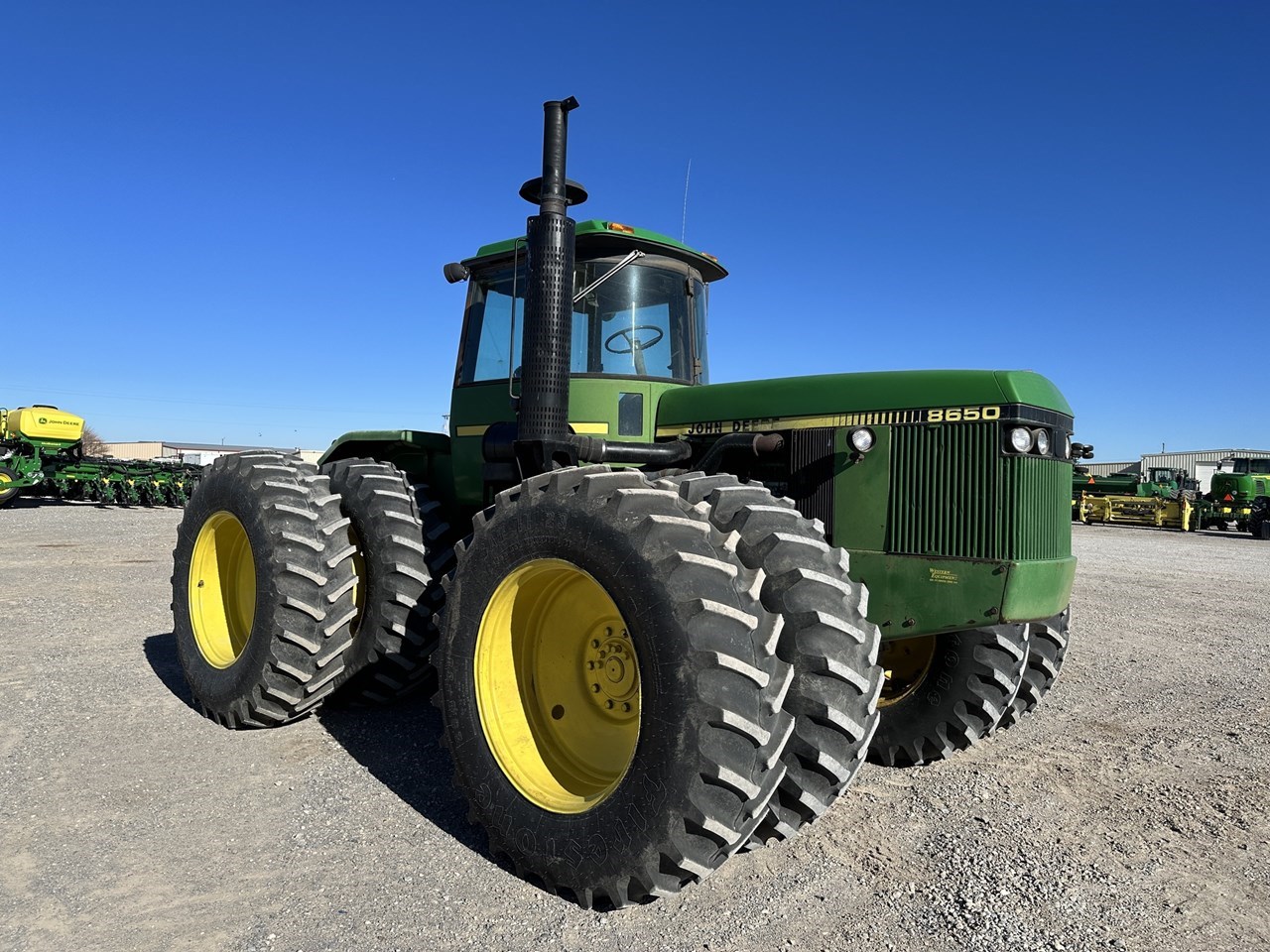 1985 John Deere 8650 Tractor 4WD For Sale in Amarillo Texas