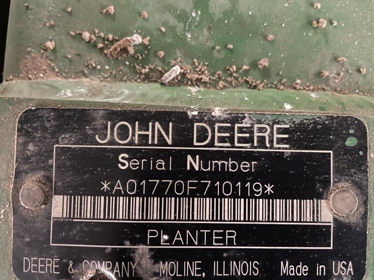 2005 John Deere 1770 Planter For Sale