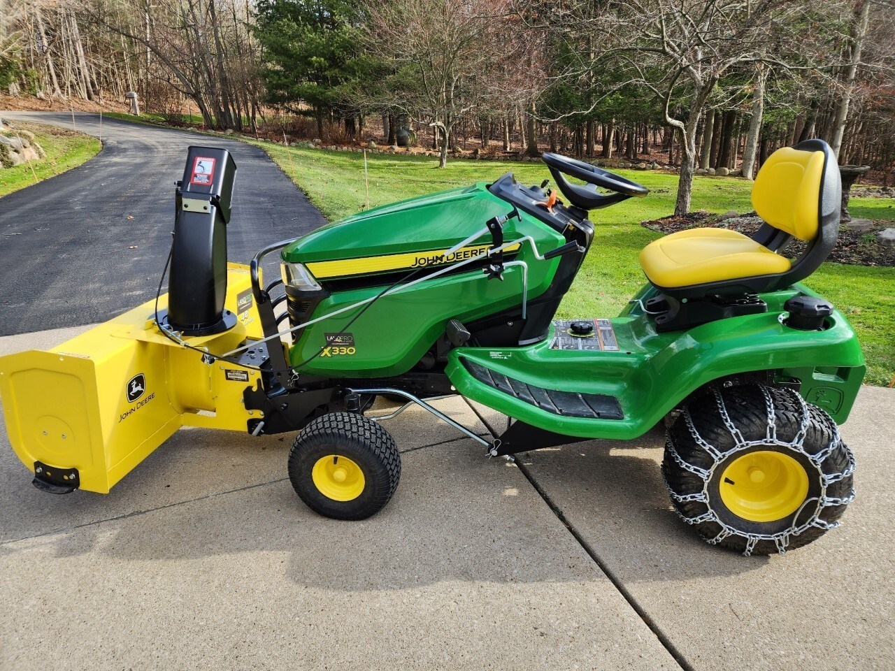 2022 John Deere X330 Lawn Mower For Sale