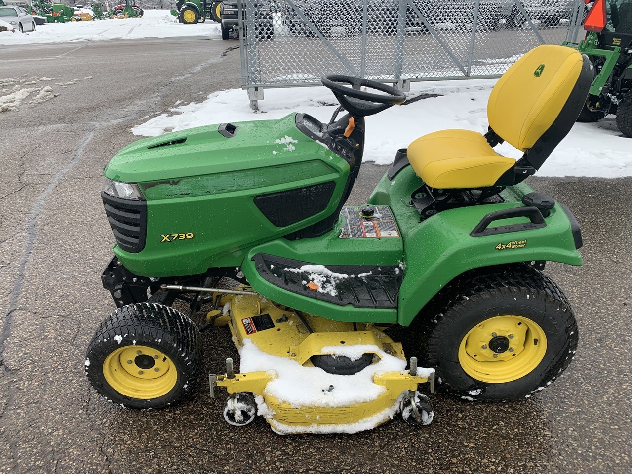 2013 John Deere X739 Riding Mower For Sale in Stevens Point Wisconsin