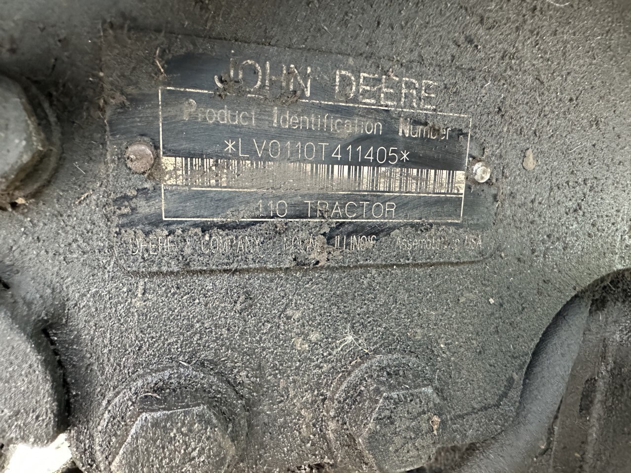 2005 John Deere 110TLB Loader Backhoe For Sale