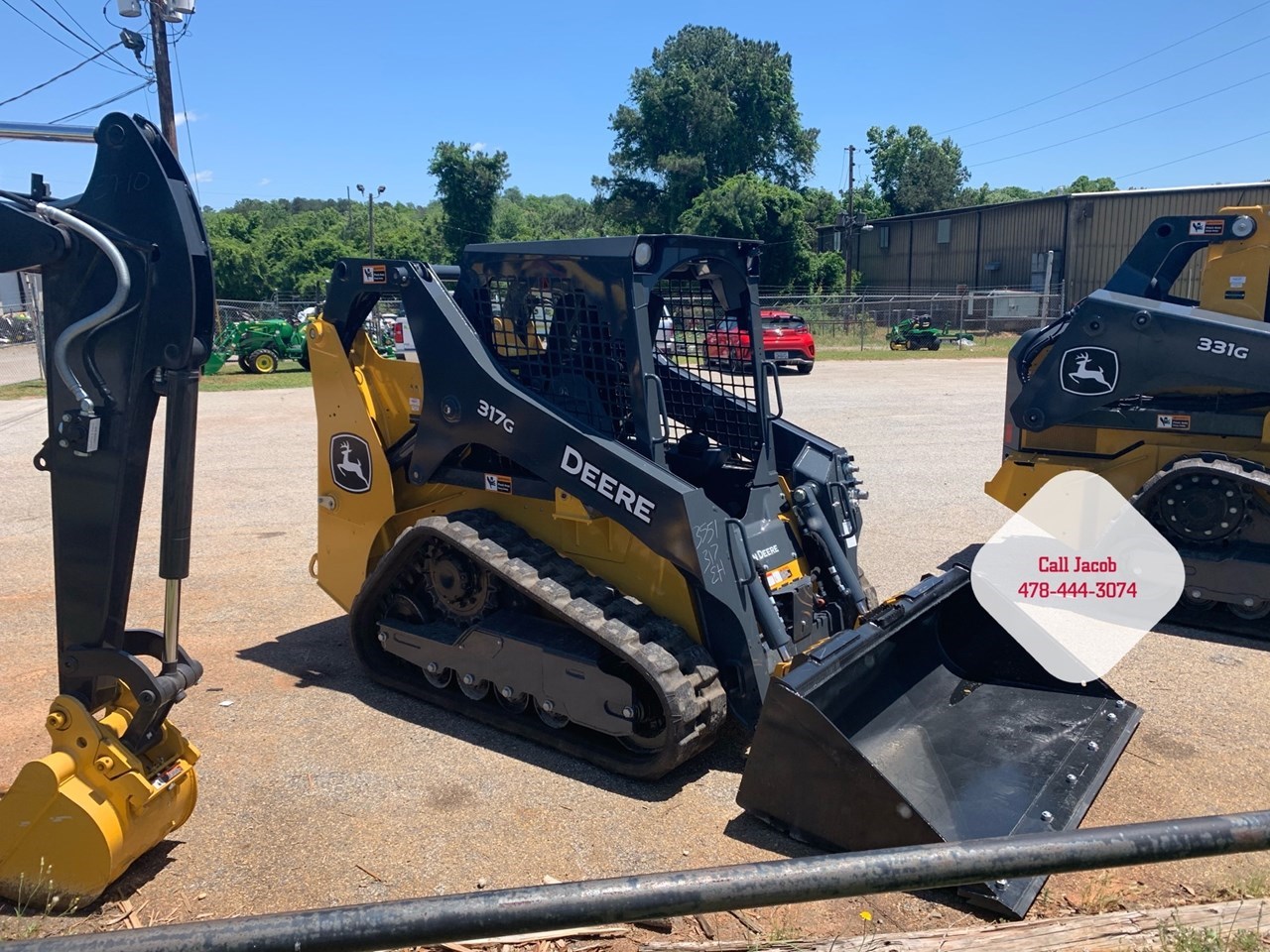 2023 John Deere 317G Skid SteerTrack برسم البيعMacon