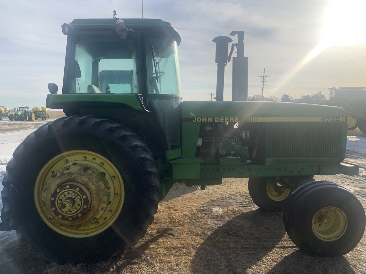 1989 John Deere 4755 Row Crop Tractor For Sale in Phillipsburg Kansas