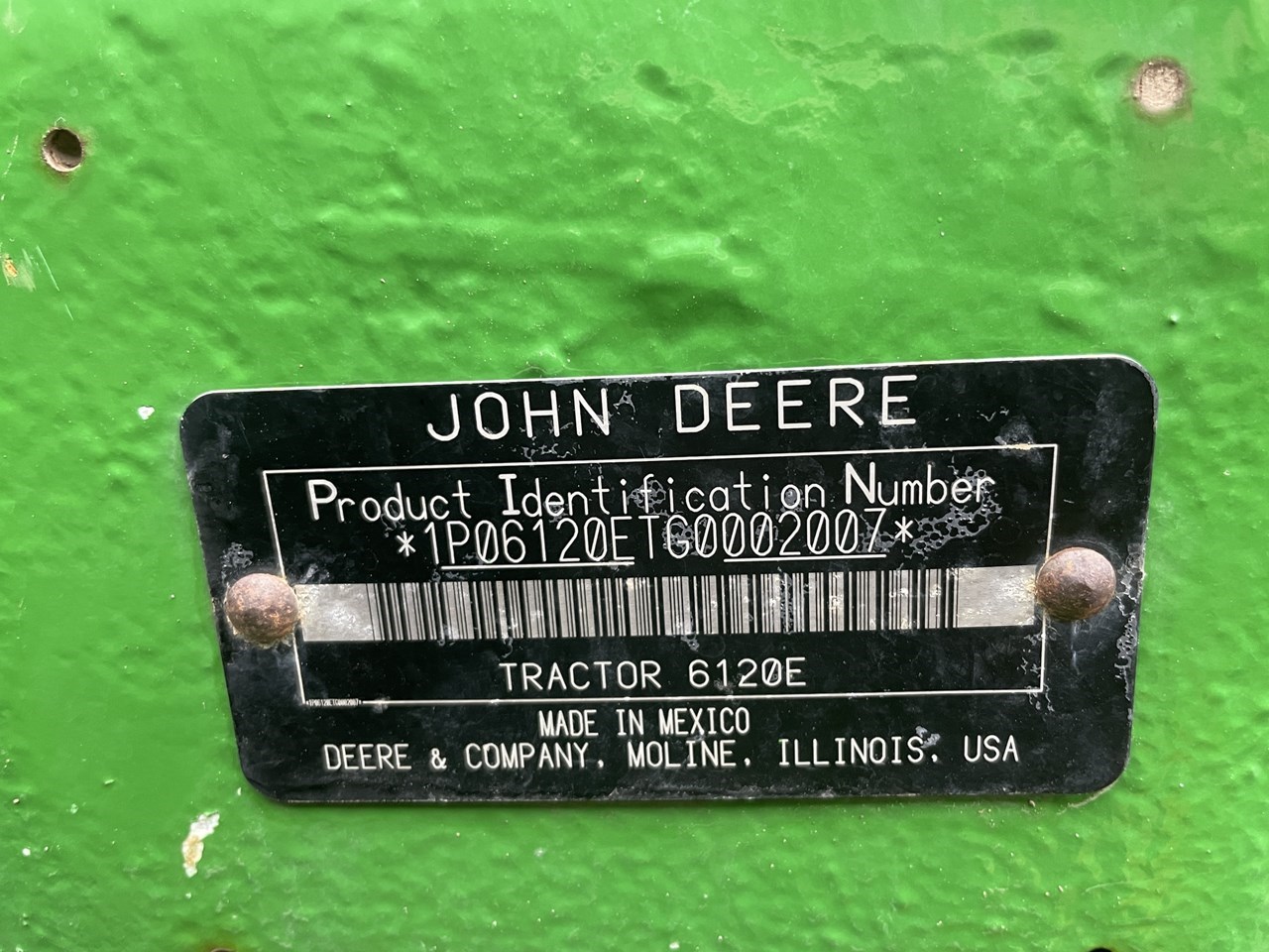 2016 John Deere 6120E Tractor - Utility For Sale