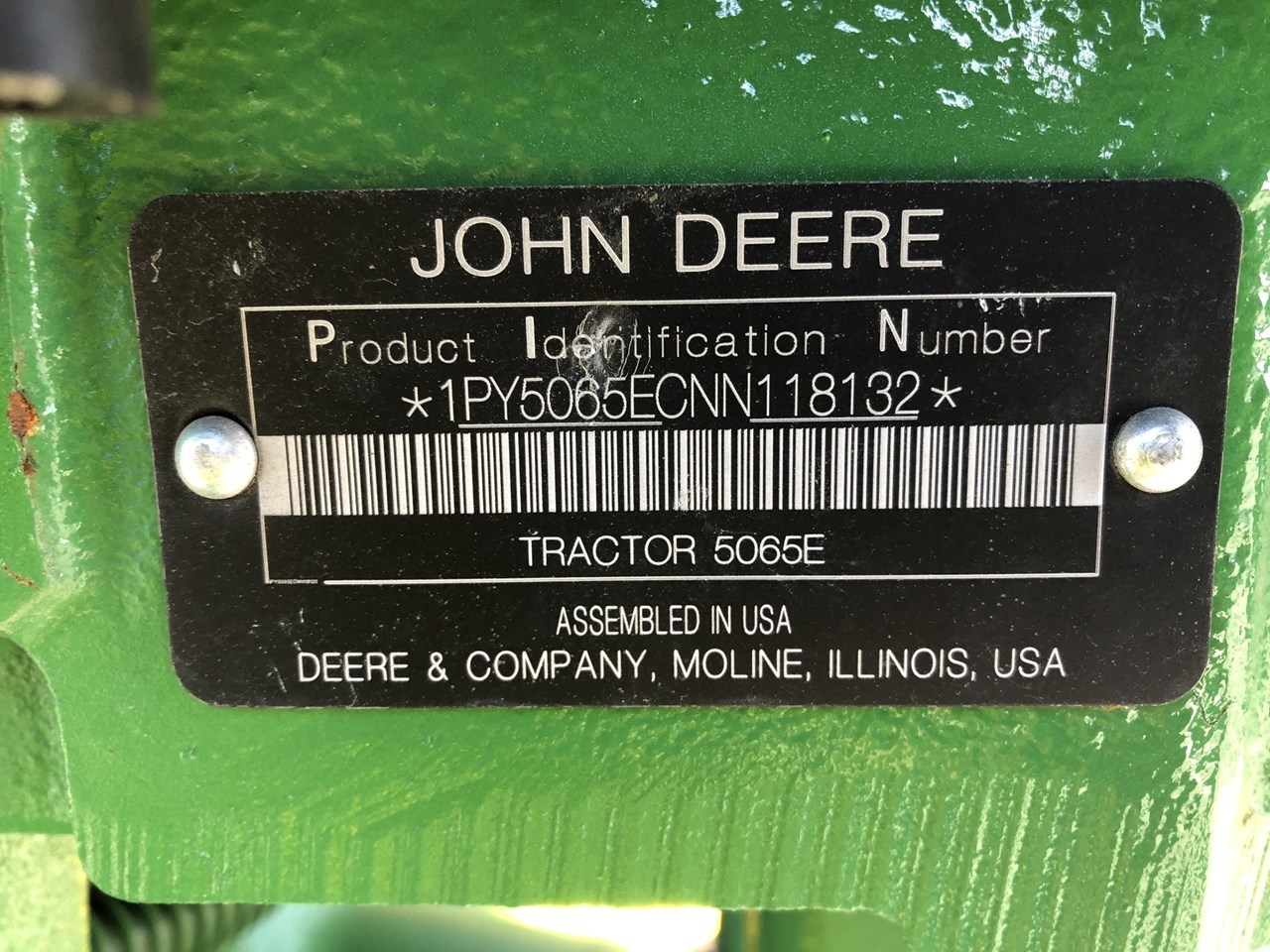 2022 John Deere 5065E Utility Tractor For Sale in Elnora Indiana