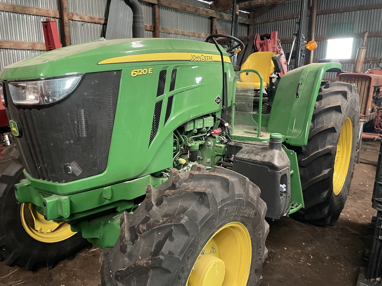 2022 John Deere 6120E Open Tractor Utility For Sale in Edgerton Minnesota