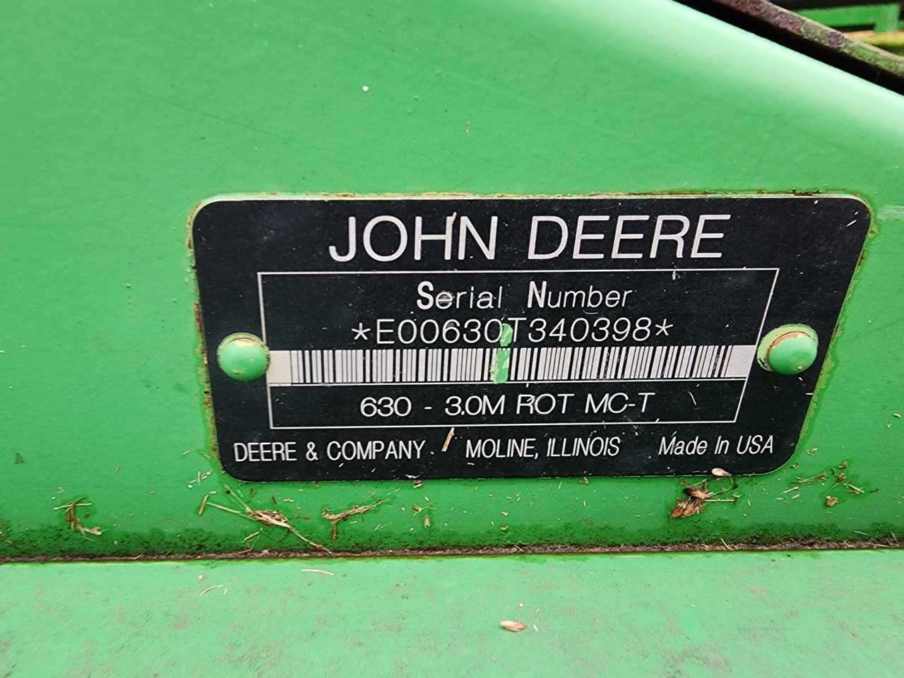 2008 John Deere 630 Mower Conditioner For Sale