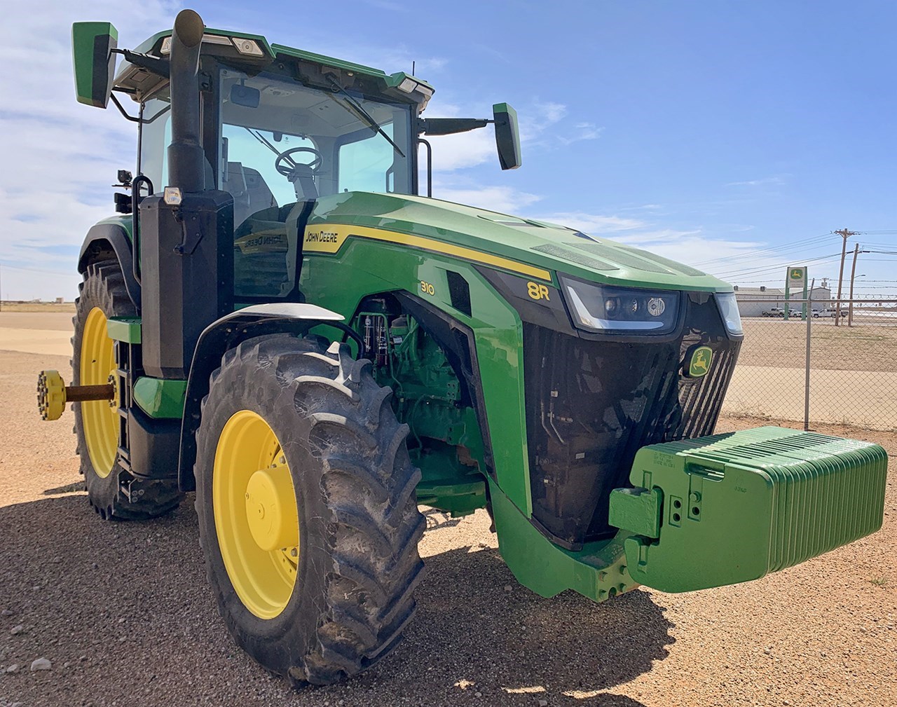 2022 John Deere 8R 310 Row Crop Tractor برسم البيعBrownfield Texas