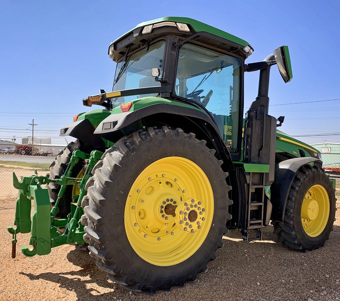 2022 John Deere 8R 310 Row Crop Tractor برسم البيعBrownfield Texas