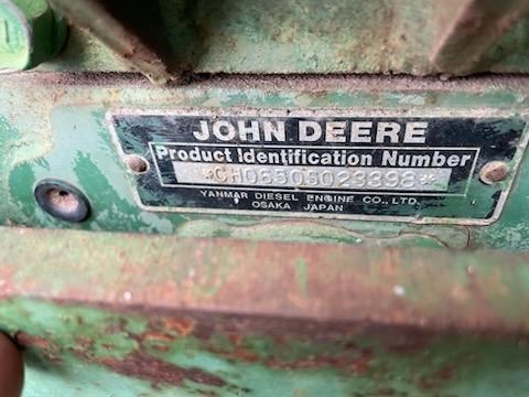 1987 John Deere 650 Tractor - Compact Utility For Sale
