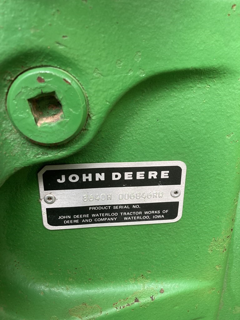 1981 John Deere 8640 Tractor - 4WD For Sale