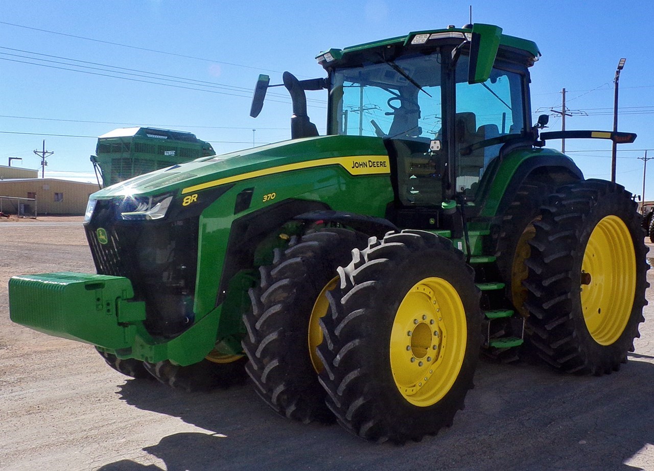 2021 John Deere 8R 370 Tractor Row Crop For Sale in Brownfield Texas