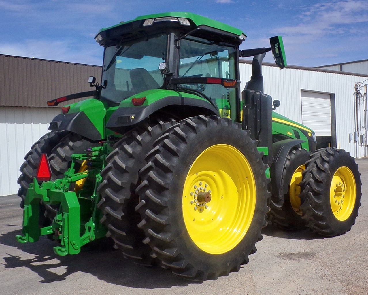 2021 John Deere 8R 370 Row Crop Tractor برسم البيعBrownfield Texas
