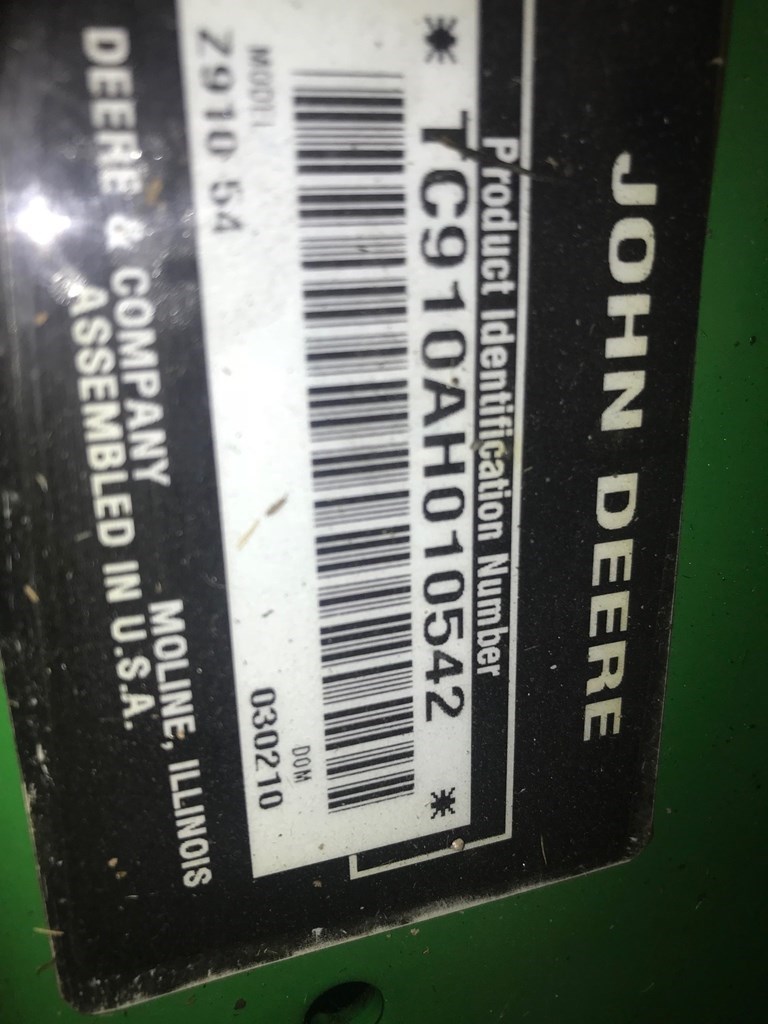 2010 John Deere Z910A Zero Turn Mower For Sale