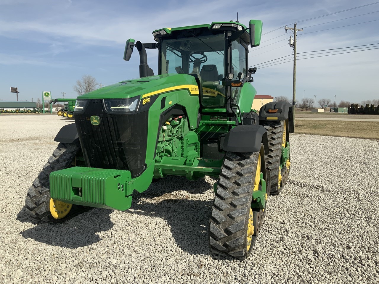 2021 John Deere 8RX 410 Tractor Track For Sale in Crawfordsville Indiana