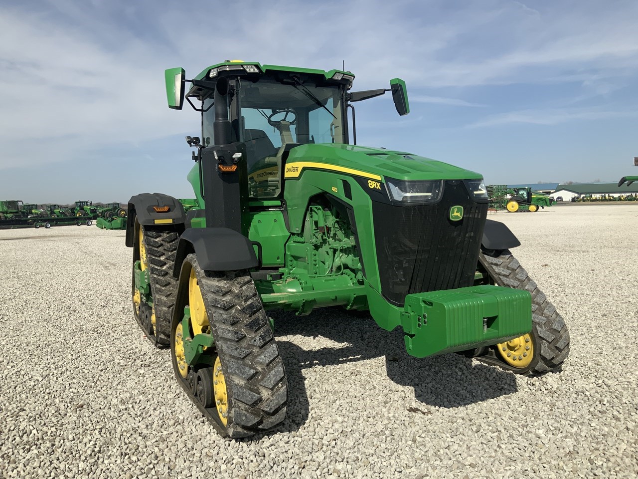 2021 John Deere 8RX 410 Tractor Track For Sale in Crawfordsville Indiana