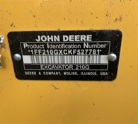 2019 John Deere 210G LC Thumbnail 5