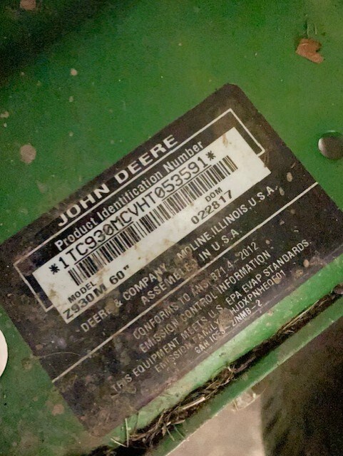 2017 John Deere Z930M Zero Turn Mower For Sale