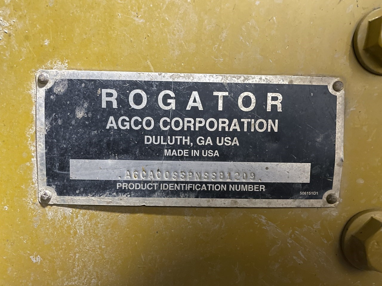 2007 RoGator SS874 Sprayer-Self Propelled For Sale