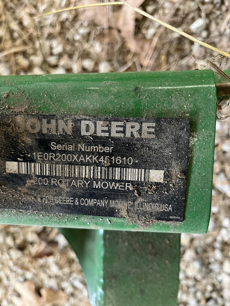 2019 John Deere R200 Disc Mower For Sale in Steeleville Illinois