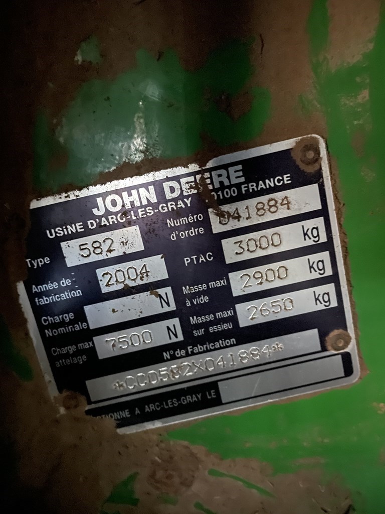2004 John Deere 582 Silage Special Baler-Round For Sale