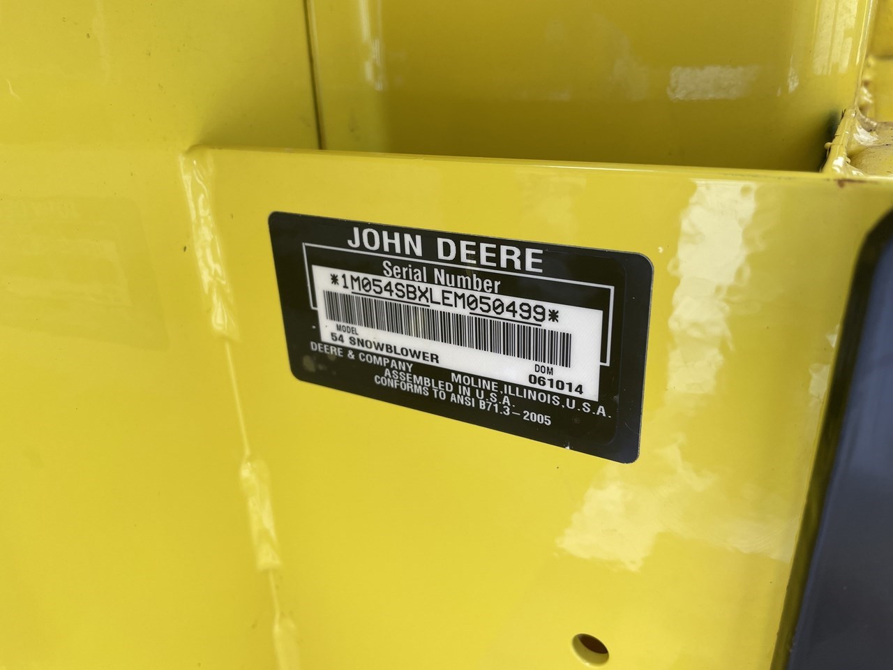 2014 John Deere 54