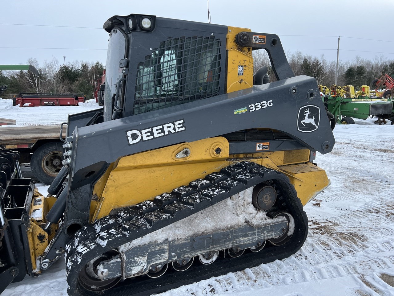 2020 John Deere 333G Skid SteerTrack برسم البيعTurtle Lake Wisconsin