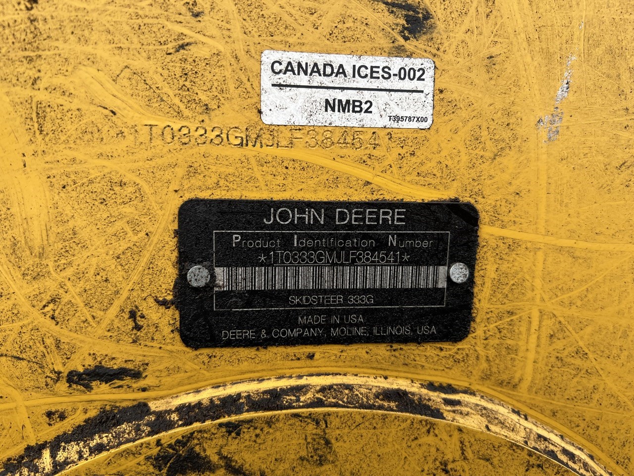 2020 John Deere 333G Skid SteerTrack برسم البيعTurtle Lake Wisconsin