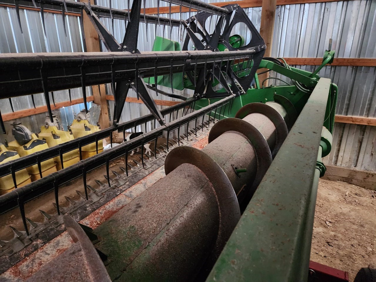 2001 John Deere 930F HeaderAuger/Flex For Sale in Paynesville Minnesota