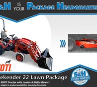 Kioti S&H Weekender 22 Lawn Package CS2210 22 HP Thumbnail 1